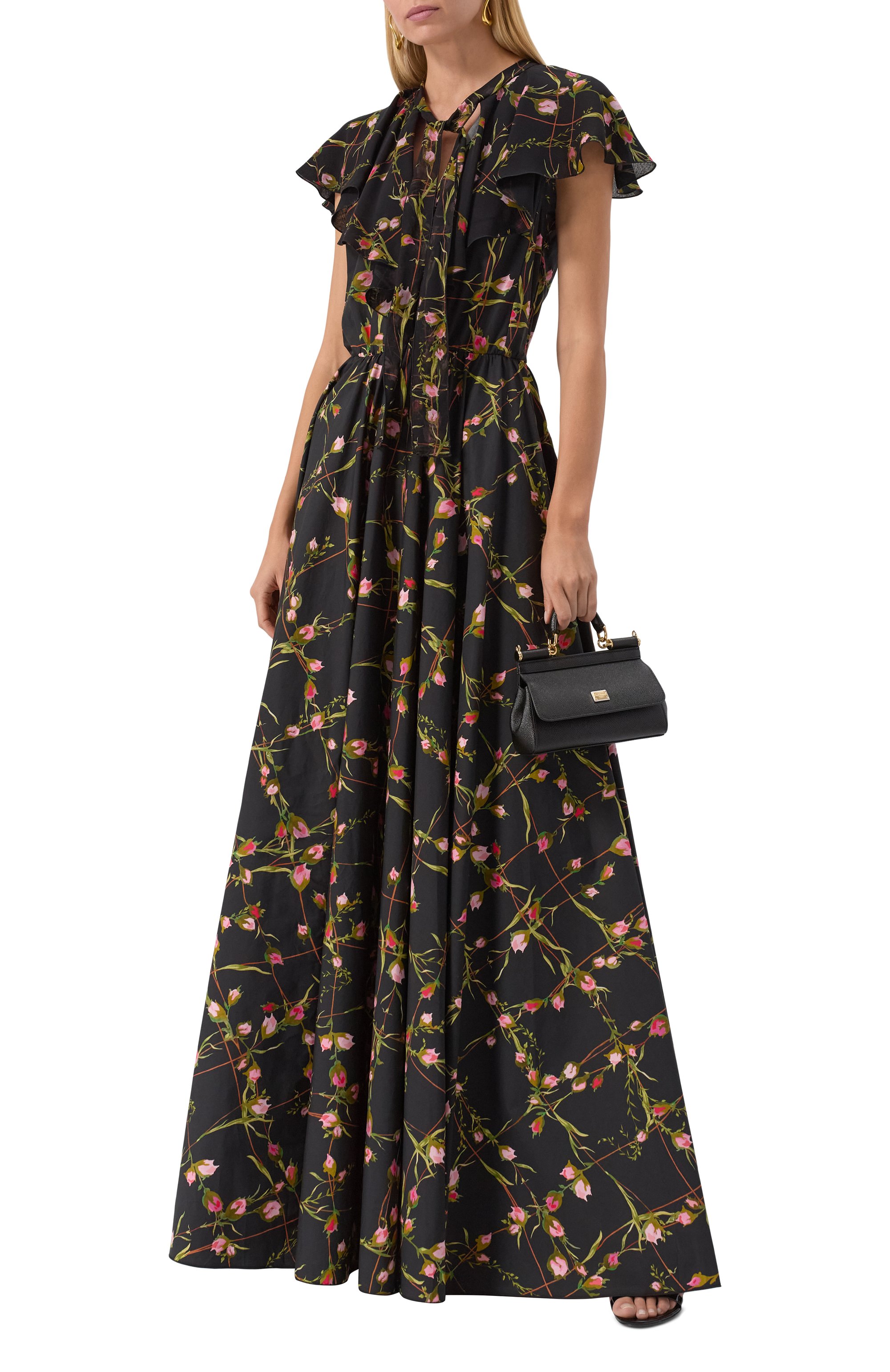 Сумка sicily small DOLCE & GABBANA черного цвета по цене 143000 руб., арт. BB7116/B1001, фото 7 Сумка sicily small DOLCE & GABBANA, арт. BB7116/B1001, фото 7