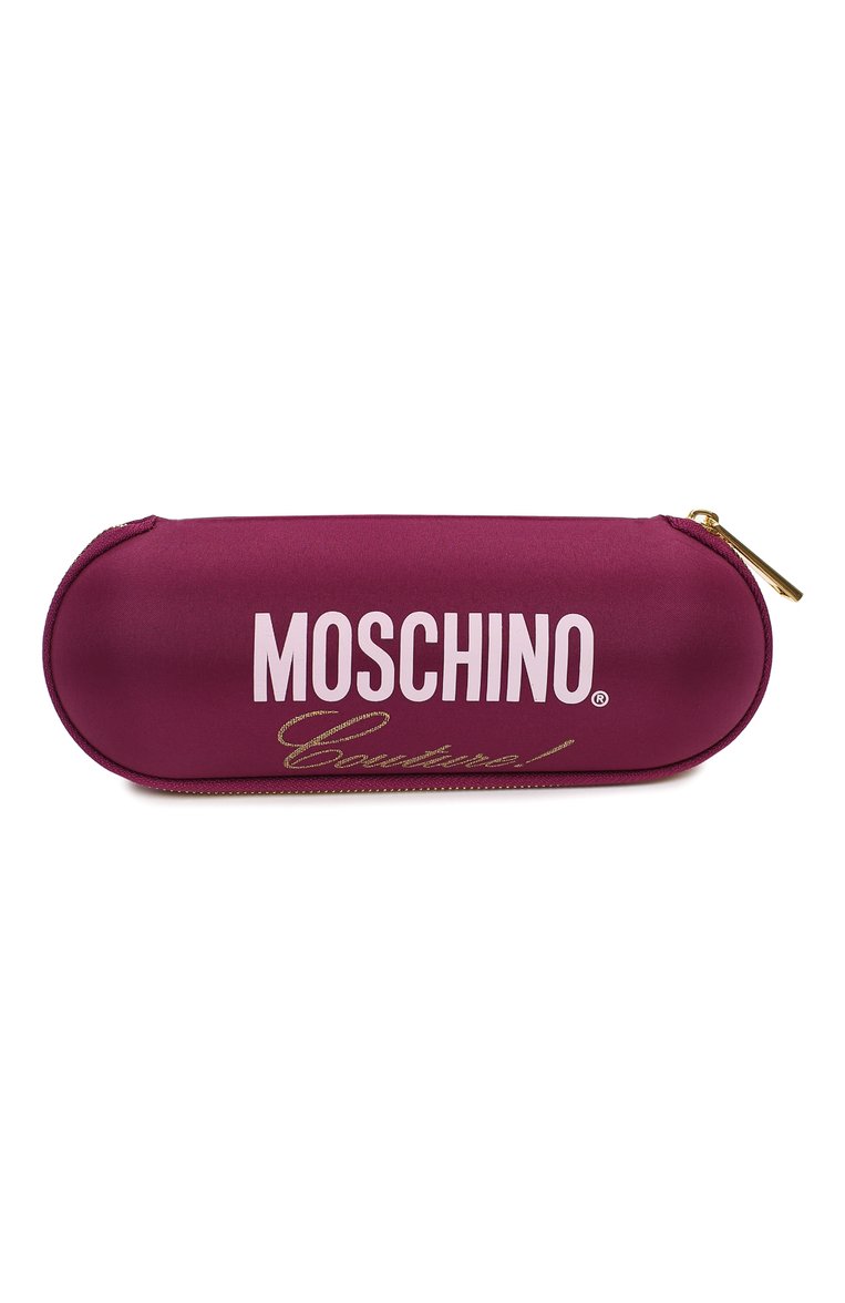 Женский складной зонт MOSCHINO бордового цвета, арт. 8014-SUPERMINI | Фото 6 (Материал: Металл, Текстиль, Синтетический материал; Материал сплава: Проставлено; Нос: Не проставлено)