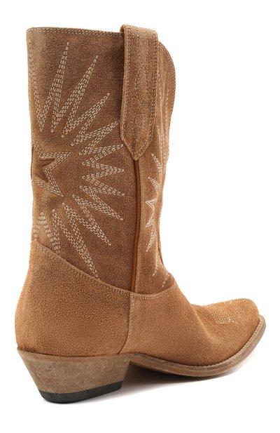 Замшевые сапоги wish star low GOLDEN GOOSE DELUXE BRAND, арт. GWF00136.F000487, фото 4