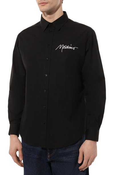 Хлопковая рубашка MOSCHINO, арт. 231ZZA0215/235, фото 3