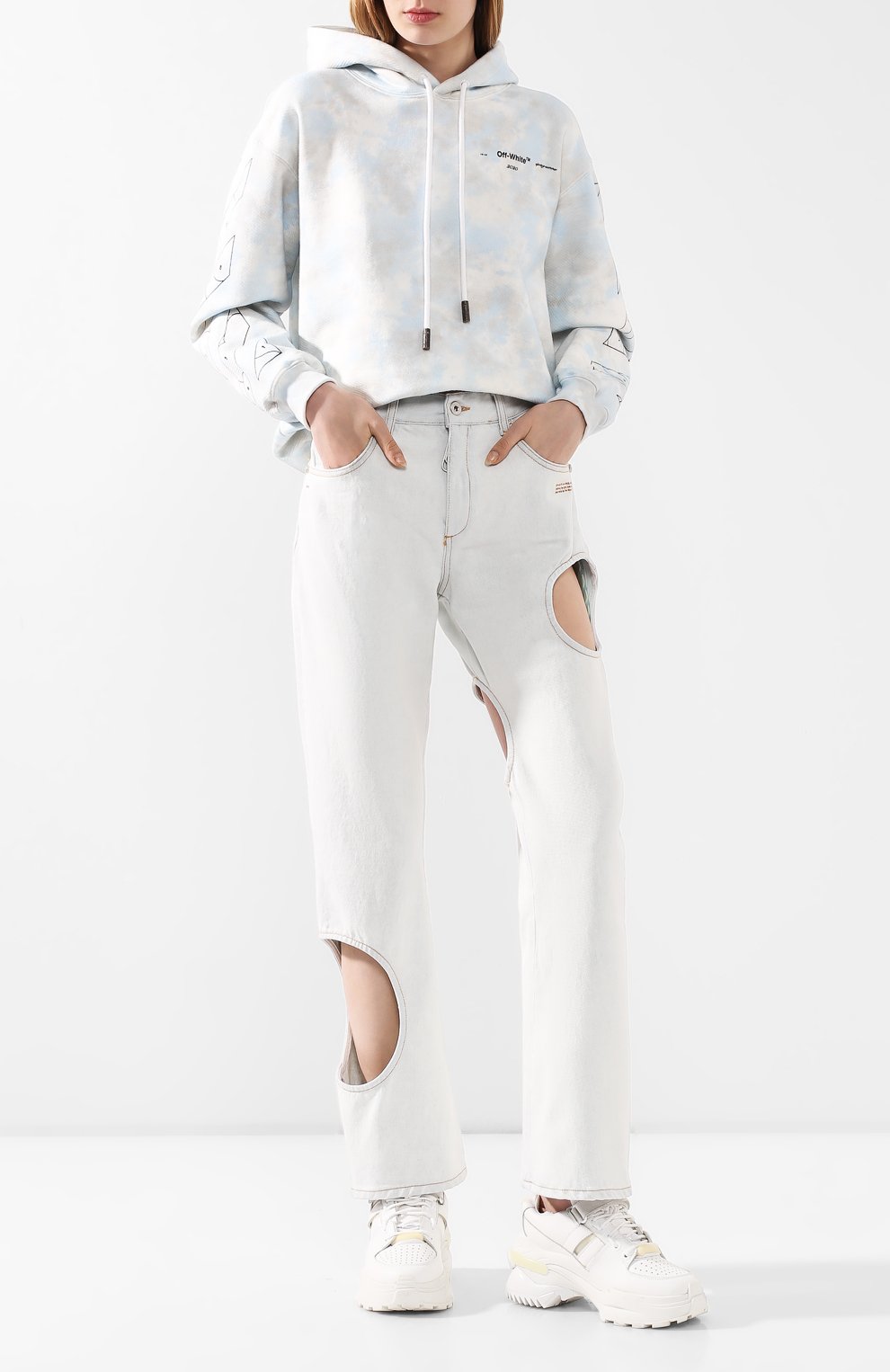 Джинсы OFF-WHITE, арт. 0WYA018S20DEN0014000, фото 2