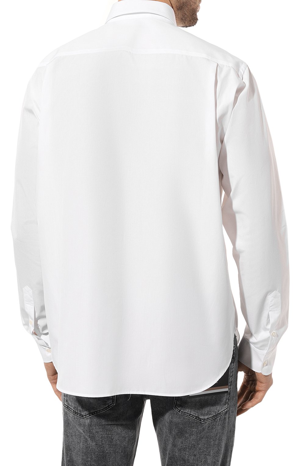 Хлопковая рубашка PALM ANGELS, арт. PMGA099C99FAB0010110, фото 4