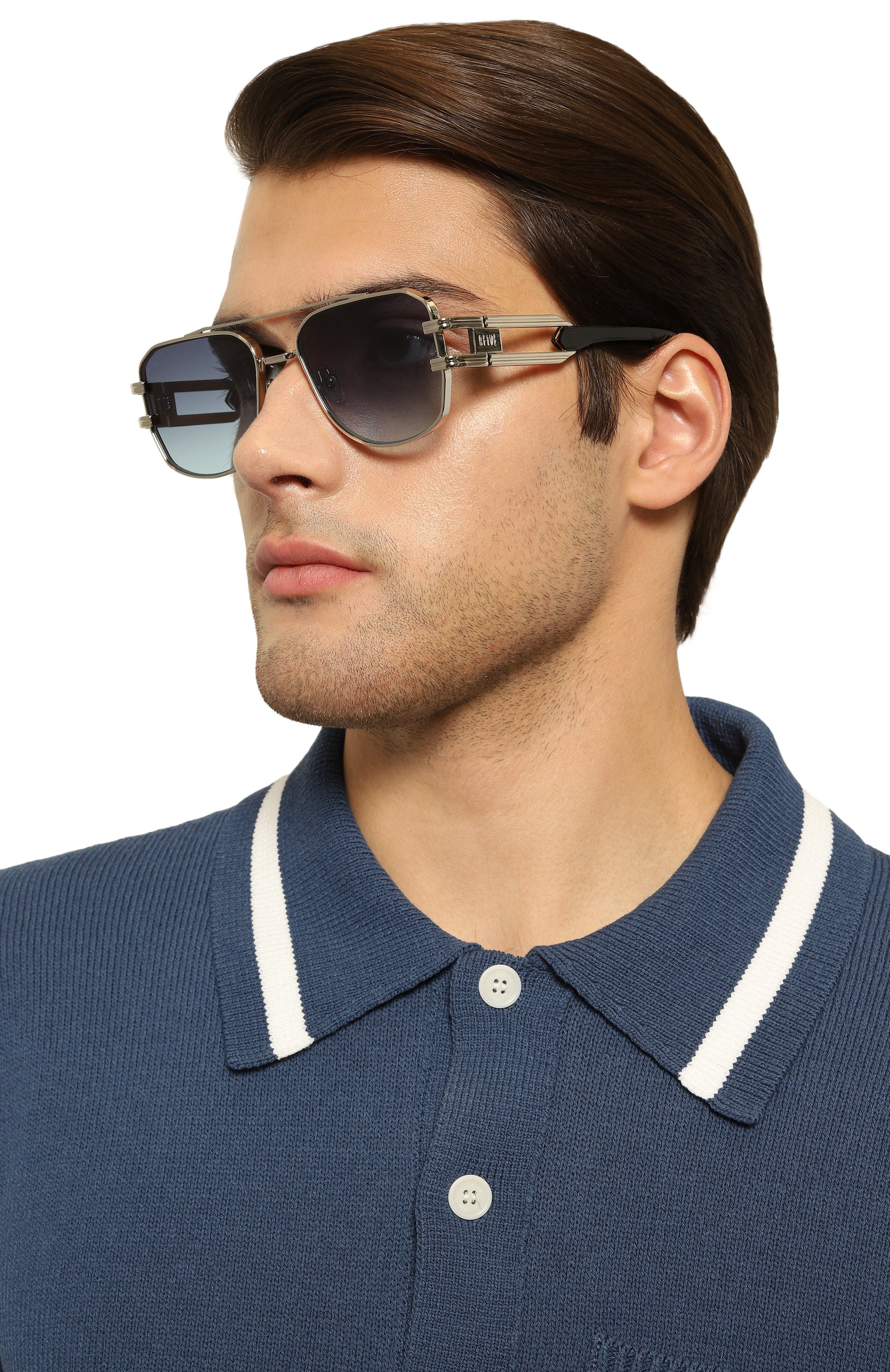 Солнцезащитные очки 9FIVE, арт. R0YALS XL-PLATINUM / MIDNIGHT BLUE, фото 3