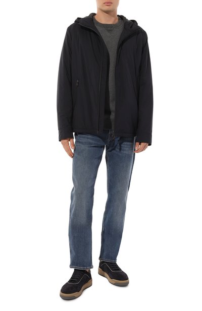 Замшевые кеды slam BRUNELLO CUCINELLI, арт. MZUSIB2186, фото 2