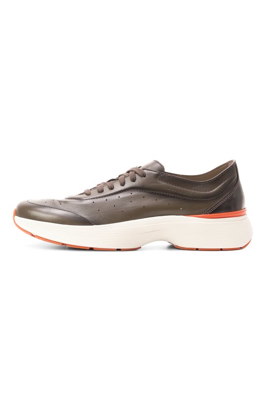 Кожаные кроссовки Bounce Santoni MBBG22070BART0IL Коричневый  MBBG22070BART0IL Фото 4