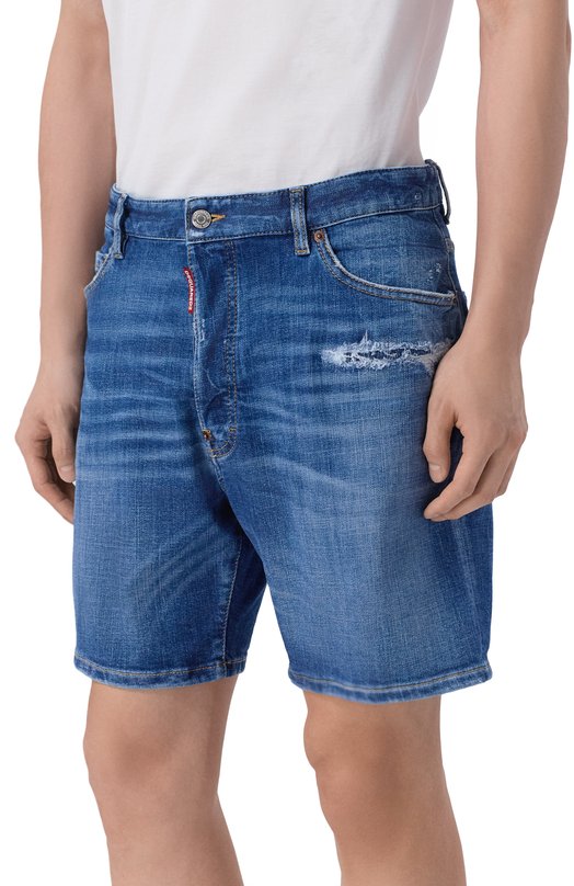 Джинсовые шорты Marine Dsquared2 S74MU0990/S30872 Синий  S74MU0990/S30872 Фото 3