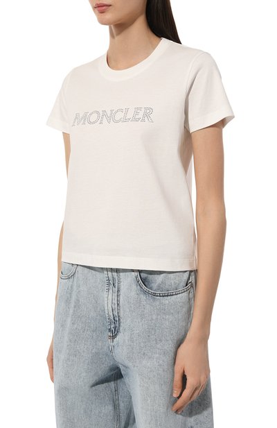 Хлопковая футболка MONCLER, арт. 8C000-14-829HP, фото 3
