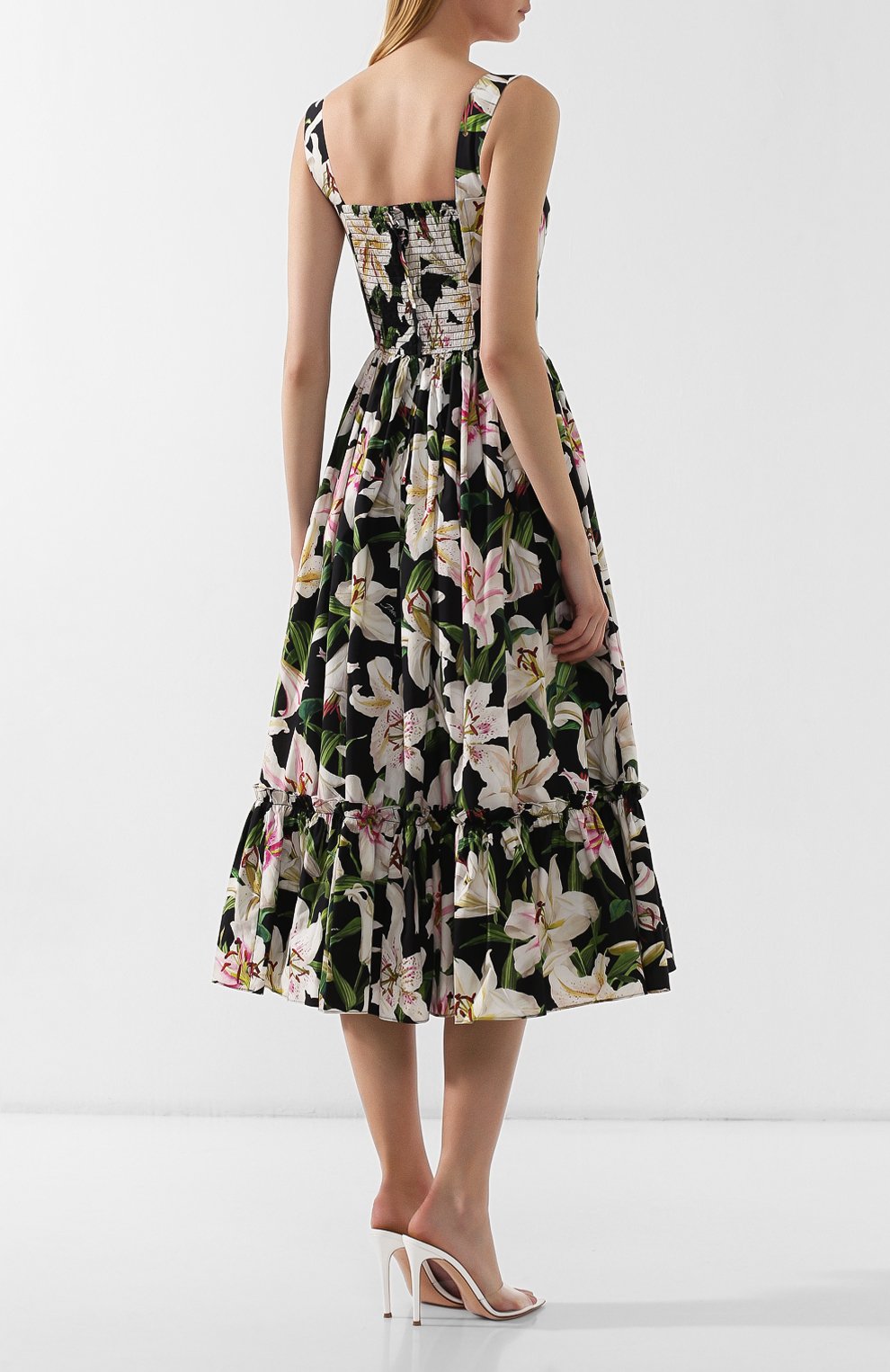 Хлопковое платье DOLCE & GABBANA, арт. F6E3XT/HS5E0, фото 4