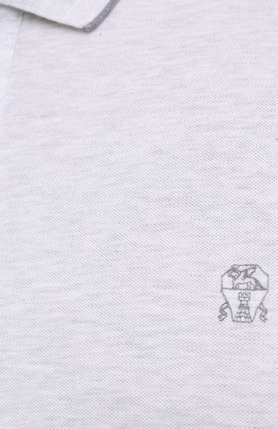 Хлопковое поло BRUNELLO CUCINELLI, арт. M0T739769W, фото 5