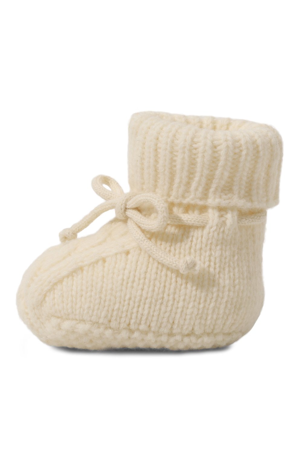 Кашемировые пинетки WOOL AND COTTON кремового цвета по цене 6240 руб., арт. KMLPA, фото 2 Кашемировые пинетки WOOL AND COTTON, арт. KMLPA, фото 2