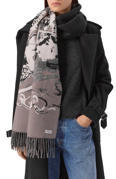 Кашемировый шарф BURBERRY, арт. 8110148, фото 3