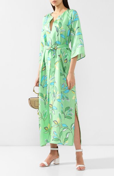 Шелковое платье KITON, арт. D47325K09R20, фото 2