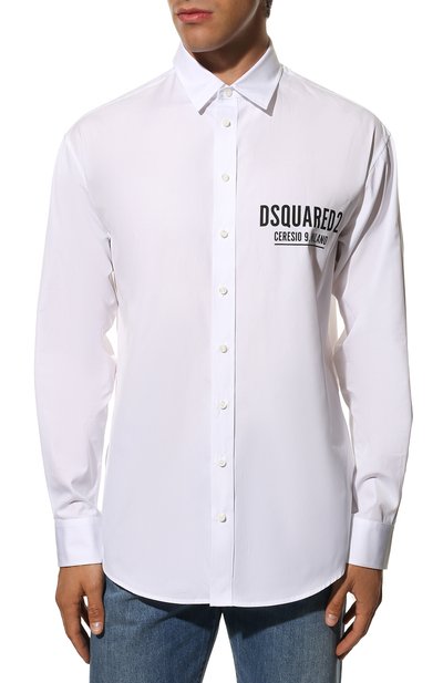 Хлопковая рубашка DSQUARED2, арт. S74DM0652/S36275, фото 3