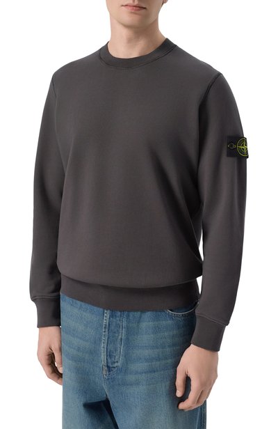 Хлопковый свитшот STONE ISLAND, арт. K2S156100060/S0051, фото 3