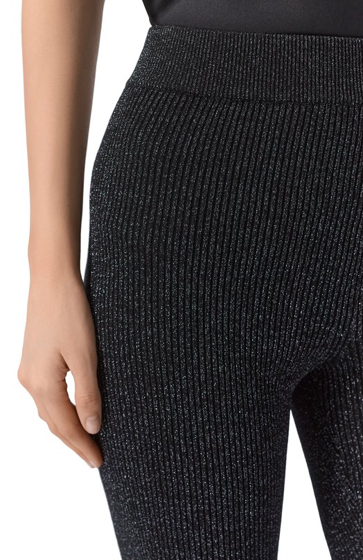 Брюки из шерсти и вискозы Valentino 8B3KF02U/A4B Чёрный  8B3KF02U/A4B Фото 5