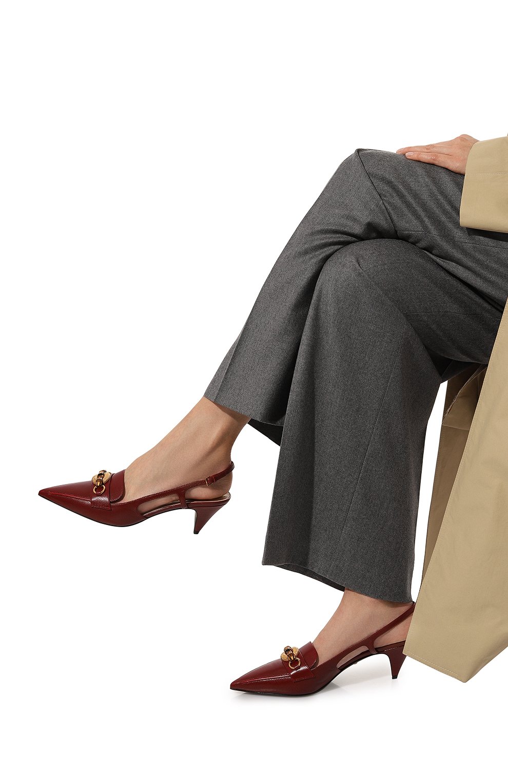 Кожаные туфли GUCCI, арт. 658818 C9D00, фото 3