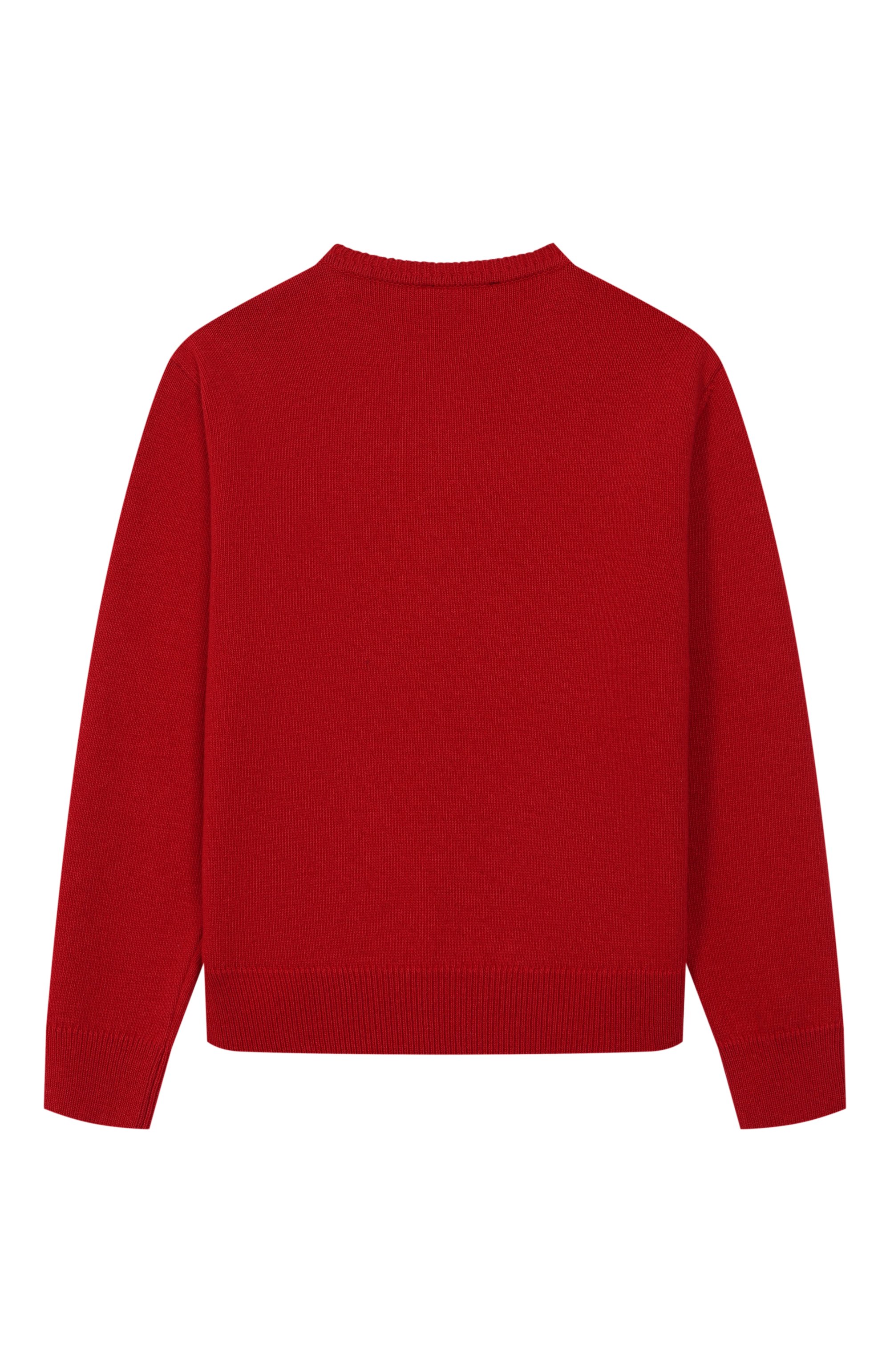 Пуловер из хлопка и шерсти DSQUARED2 красного цвета по цене 29050 руб., арт. DQ3069/D0AFE, фото 2 Пуловер из хлопка и шерсти DSQUARED2, арт. DQ3069/D0AFE, фото 2