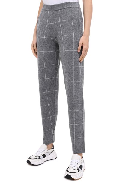 Шерстяные брюки NOT SHY серого цвета по цене 16500 руб., арт. 3707512, фото 3 Шерстяные брюки NOT SHY, арт. 3707512, фото 3