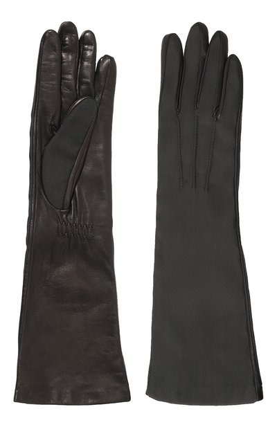 Кожаные перчатки PRADA, арт. 1GG069-303-F0002, фото 2