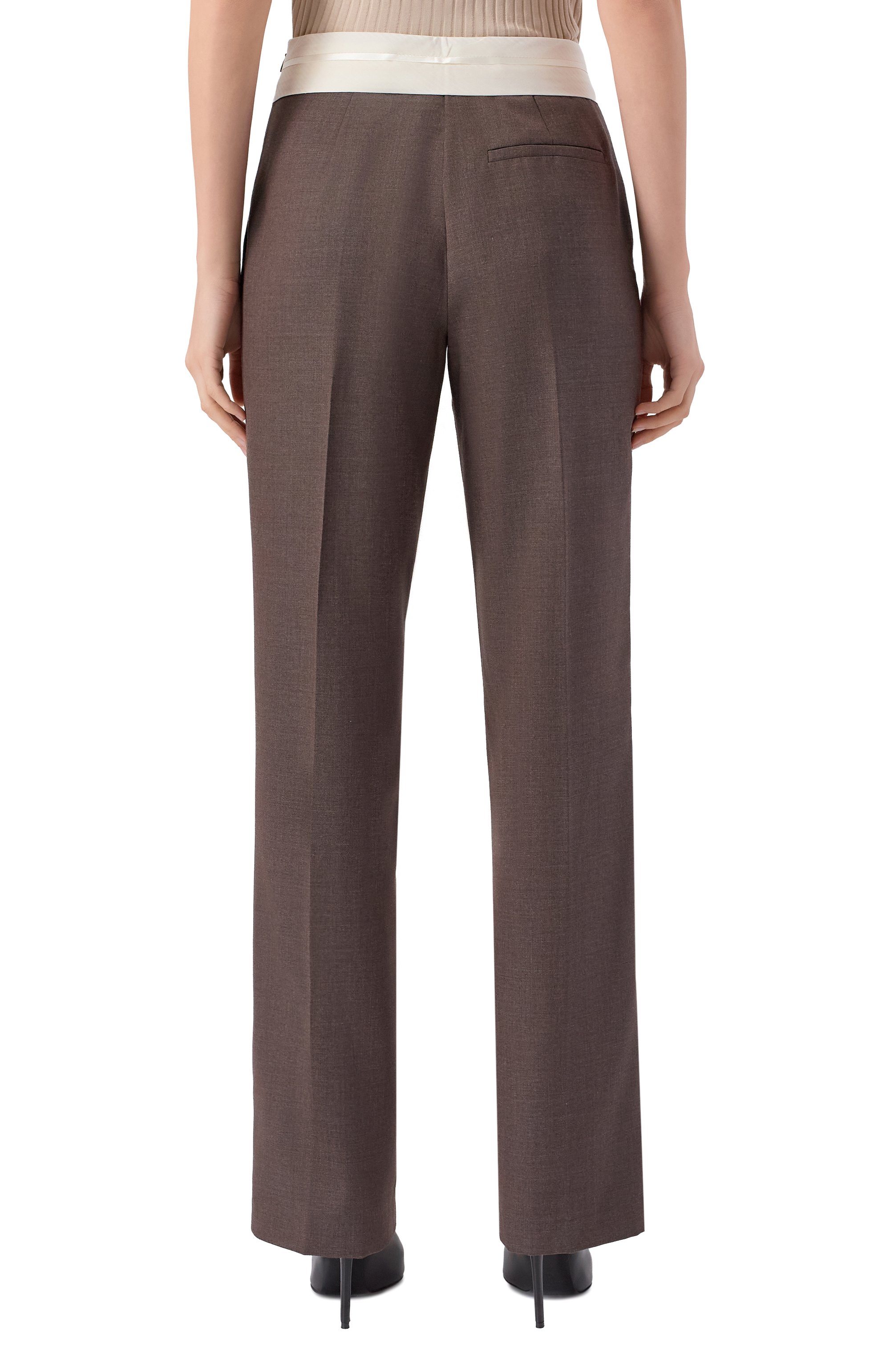 Шерстяные брюки ERIKA CAVALLINI, арт. P5WZ17, фото 4