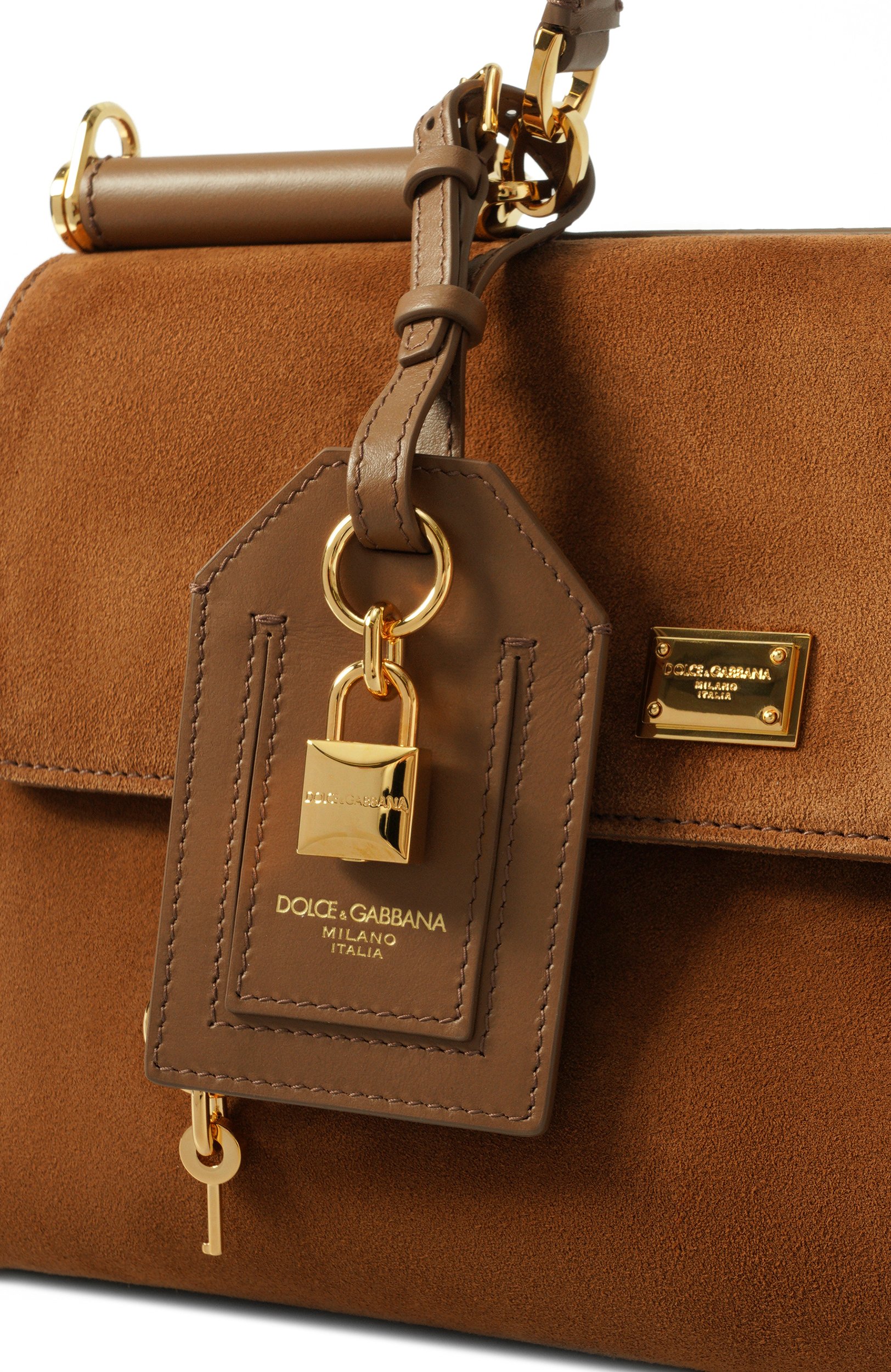 Сумка my sicily DOLCE & GABBANA светло-коричневого цвета по цене 313500 руб., арт. BB7782/B0903, фото 6 Сумка my sicily DOLCE & GABBANA, арт. BB7782/B0903, фото 6