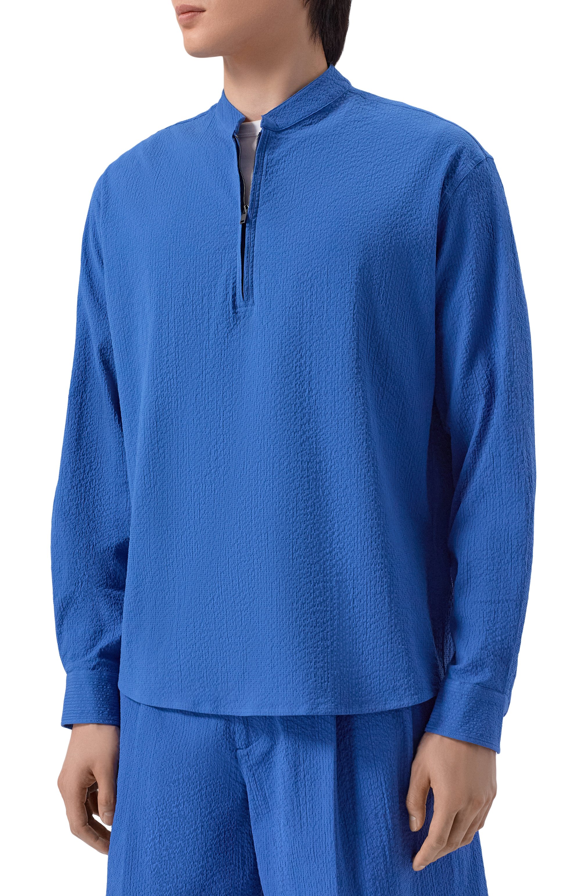 Хлопковая рубашка MVST, арт. M26.2PM.B020/F133 SEERSUCKER, фото 3