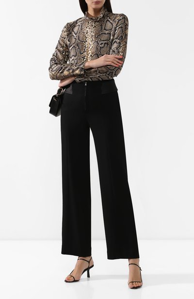 Шерстяные брюки VICTORIA BECKHAM черного цвета по цене 67900 руб., арт. TR TUX 21009B, фото 2 Шерстяные брюки VICTORIA BECKHAM, арт. TR TUX 21009B, фото 2