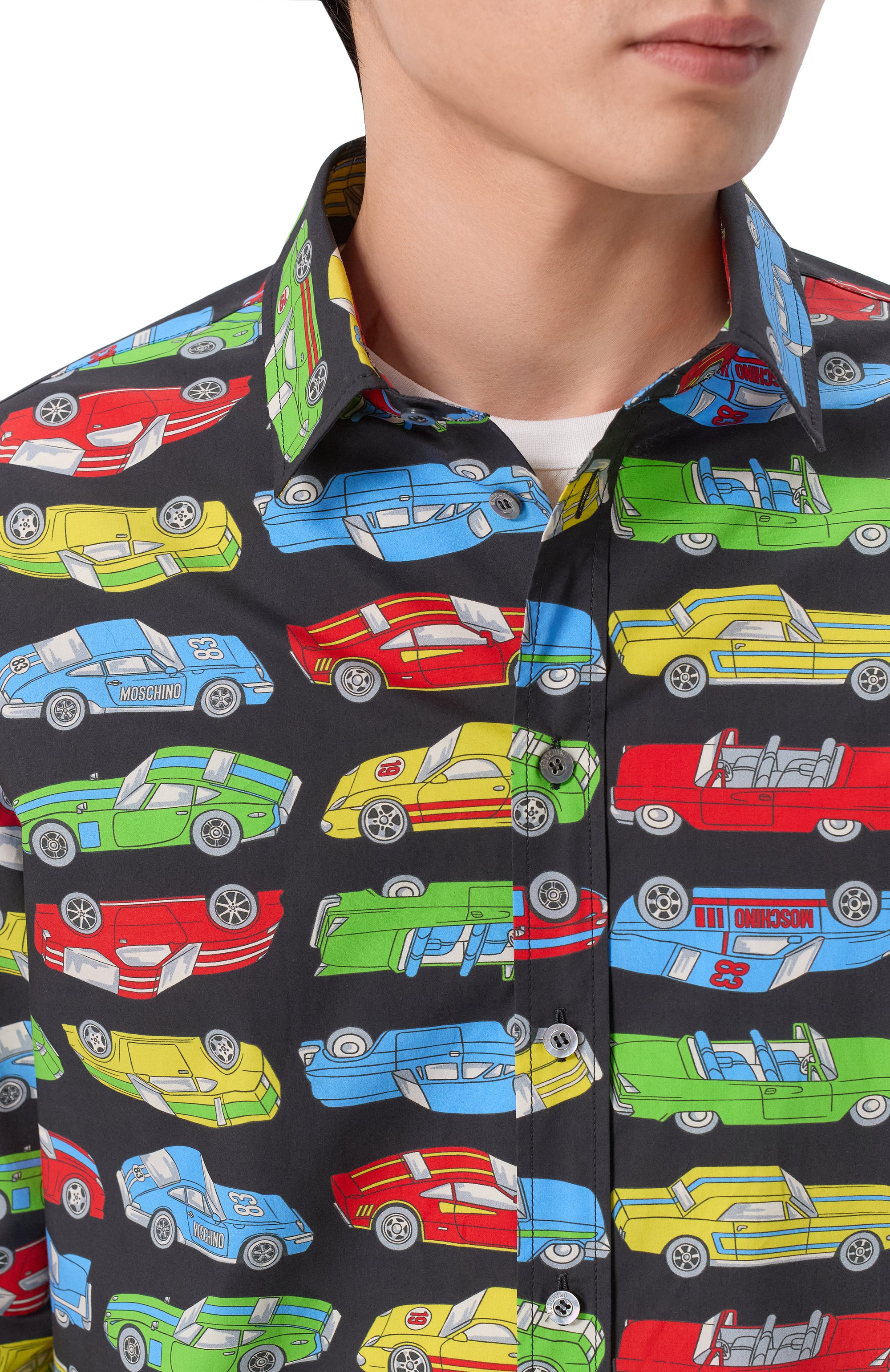 Хлопковая рубашка MOSCHINO, арт. A0232/0260, фото 5