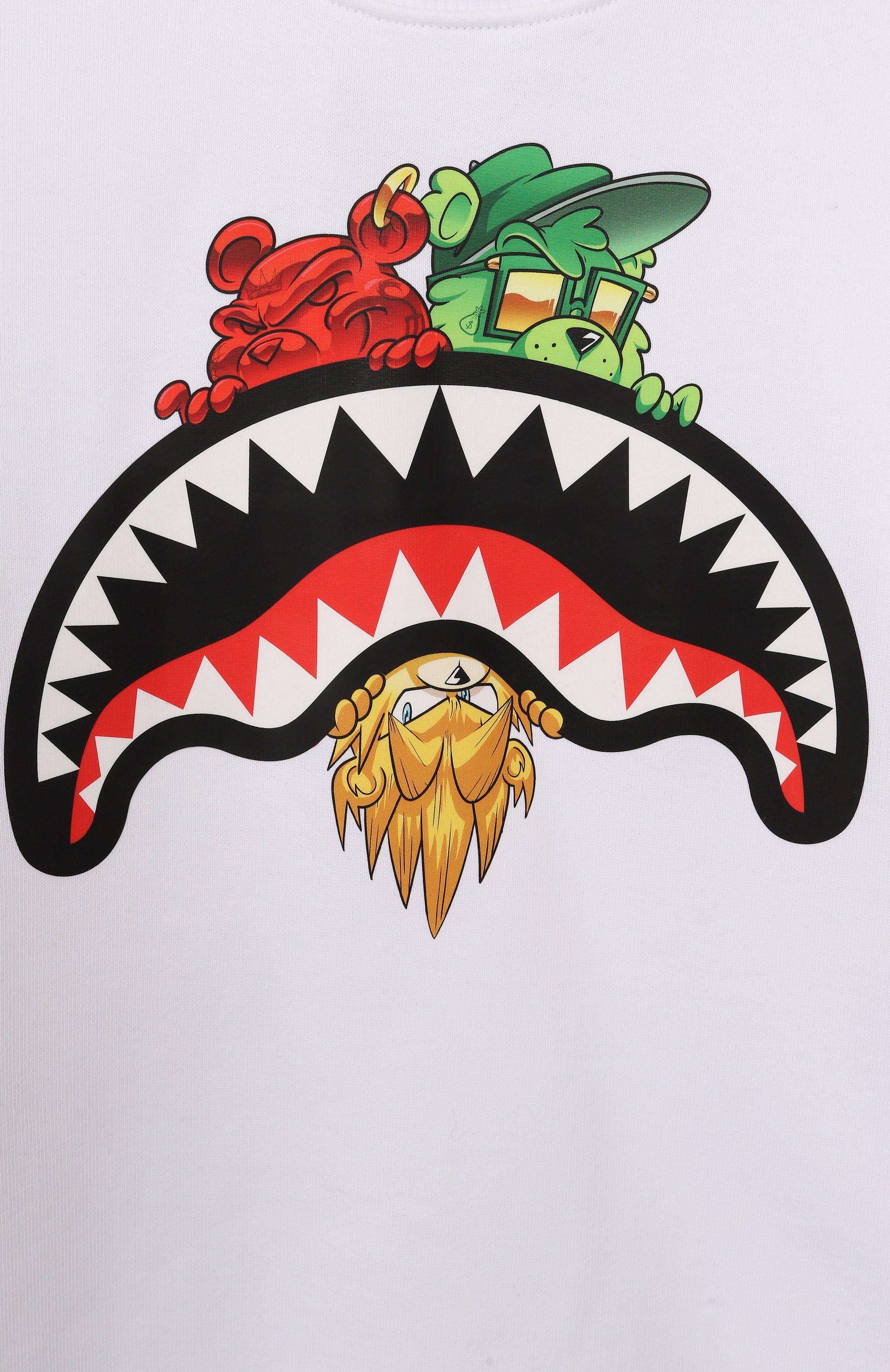 Хлопковый свитшот SPRAYGROUND, арт. SPY1344GWHT, фото 3