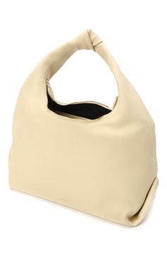 Женская сумка beatrice large KHAITE кремвого цвета, арт. H6002-735/LARGE | Фото 4 (Сумки-технические: Сумки top-handle; Материал: Натуральная кожа; Материал сплава: Проставлено; Драгоценные камни: Проставлено; Размер: large)