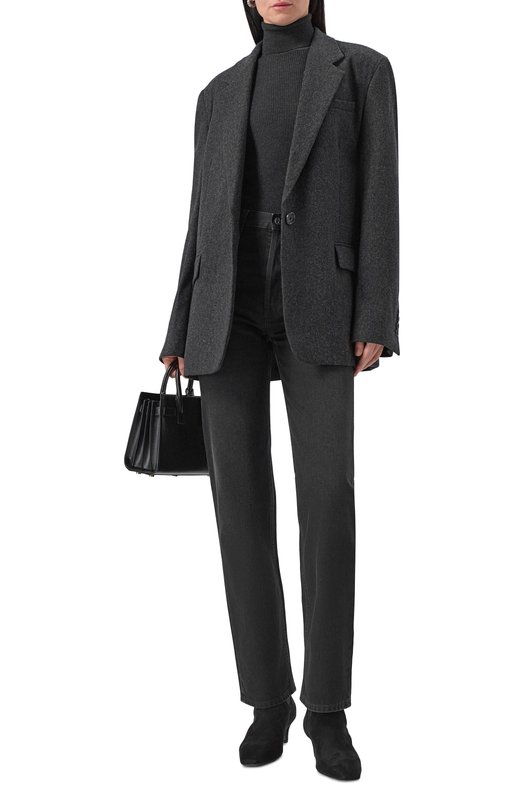 Шерстяной жакет TOTEME 254-WRZ0049-FB0024 Серый  254-WRZ0049-FB0024 Фото 2