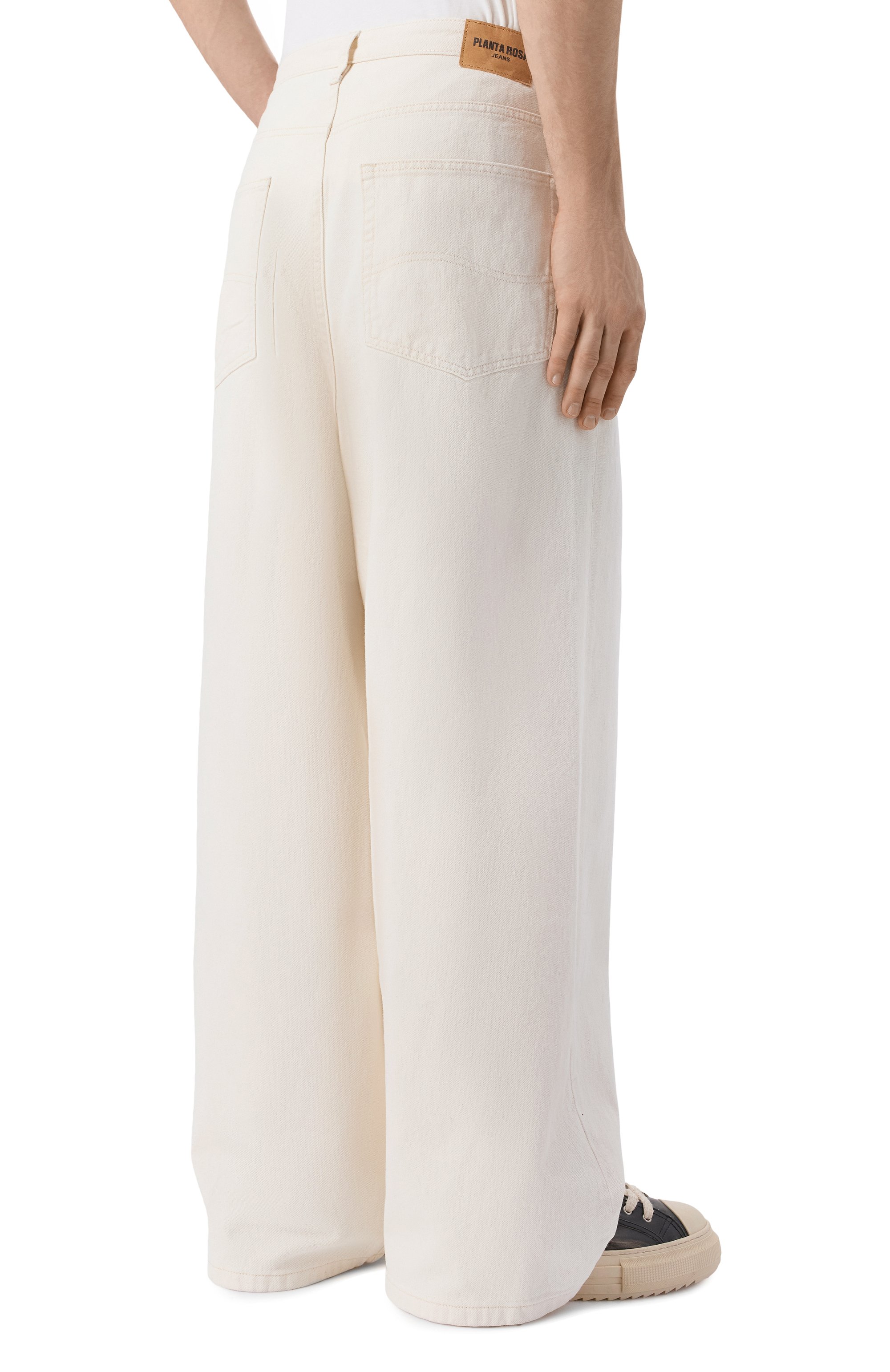 Джинсы PLANTA ROSA кремового цвета по цене 29500 руб., арт. PR/JEANS007, фото 5 Джинсы PLANTA ROSA, арт. PR/JEANS007, фото 5