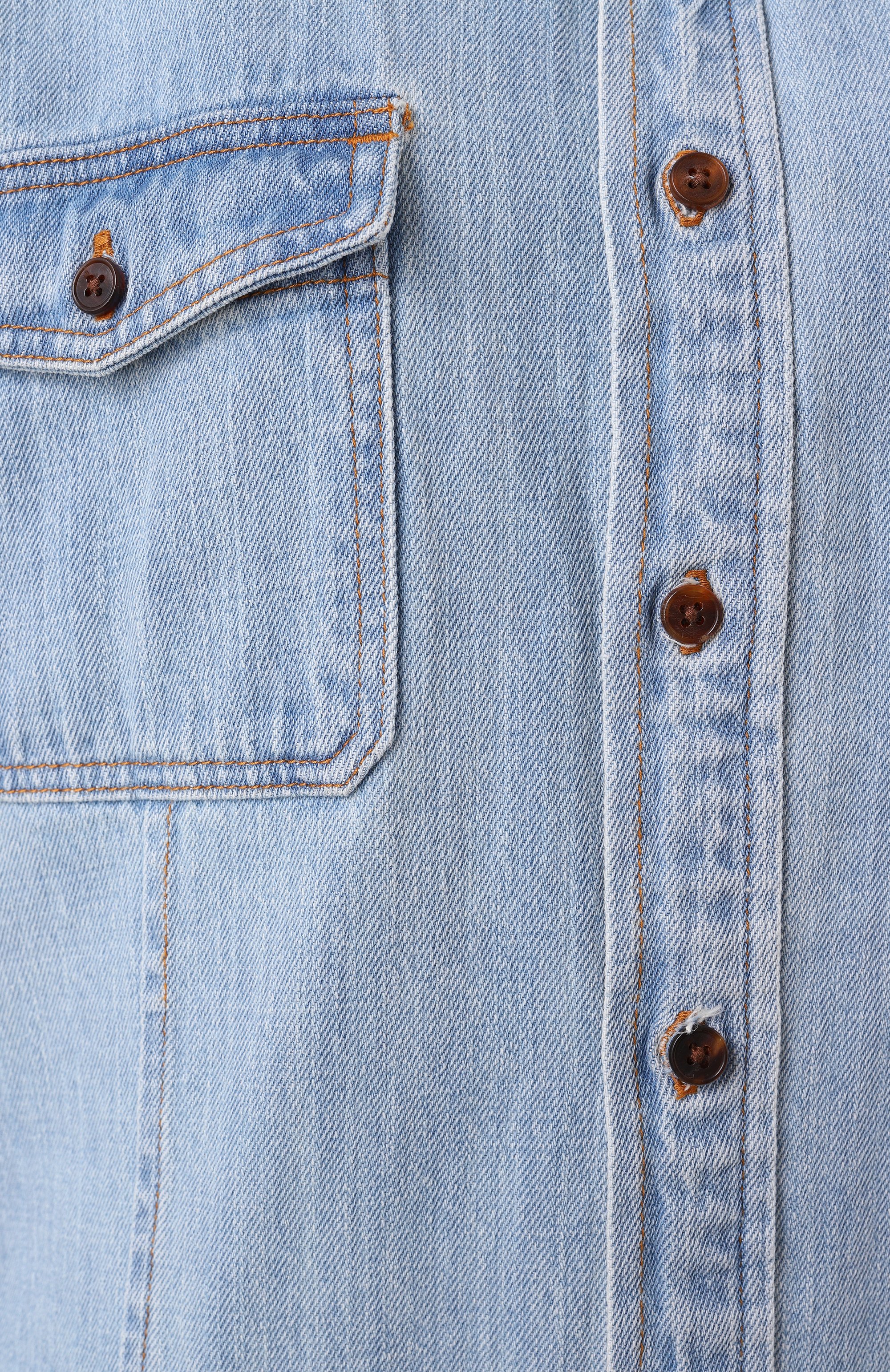 Джинсовая рубашка DUNST, арт. UDSH5A101B1, фото 6
