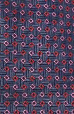 Мужской шелковый галстук GIORGIO ARMANI темно-синего цвета, арт. 360054/4R923 | Фото 4 (Нос: Не проставлено; Материал: Текстиль, Шелк; Принт: С принтом)