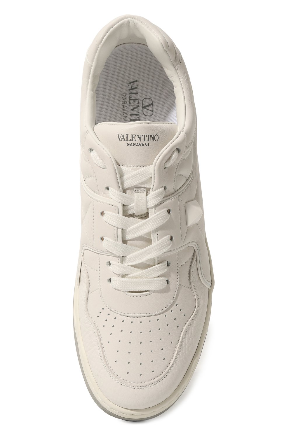 Кожаные кеды one stud VALENTINO, арт. 5Y2S0E71/NWN, фото 6