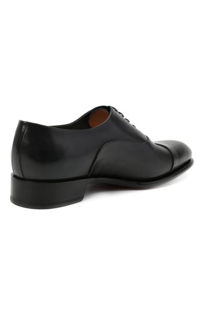 Кожаные оксфорды SANTONI темно-синего цвета по цене 140500 руб., арт. MCCR12621MC1HVVDU59, фото 4 Кожаные оксфорды SANTONI, арт. MCCR12621MC1HVVDU59, фото 4