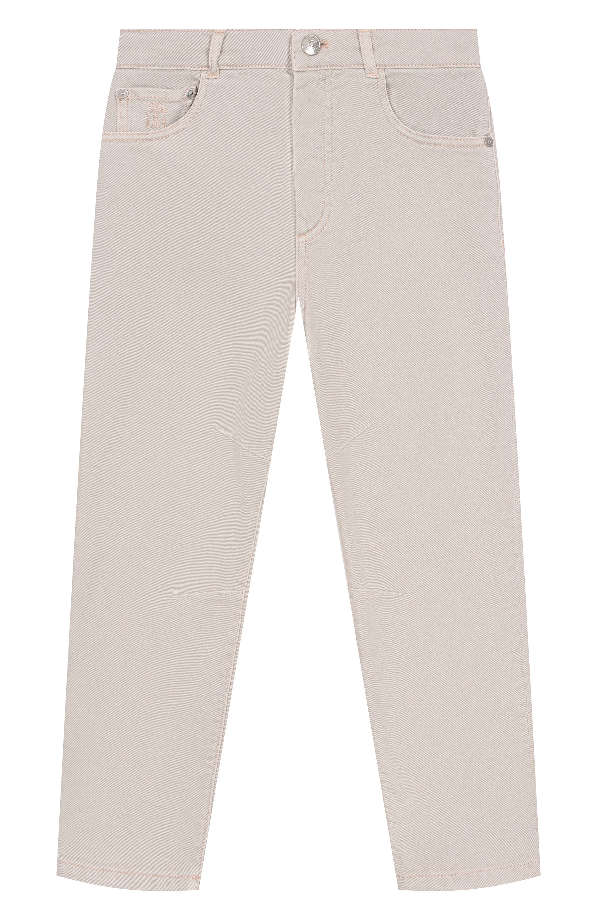 Джинсы BRUNELLO CUCINELLI светло-бежевого цвета по цене 46400 руб., арт. B277PD310B, фото 1 Джинсы BRUNELLO CUCINELLI, арт. B277PD310B, фото 1