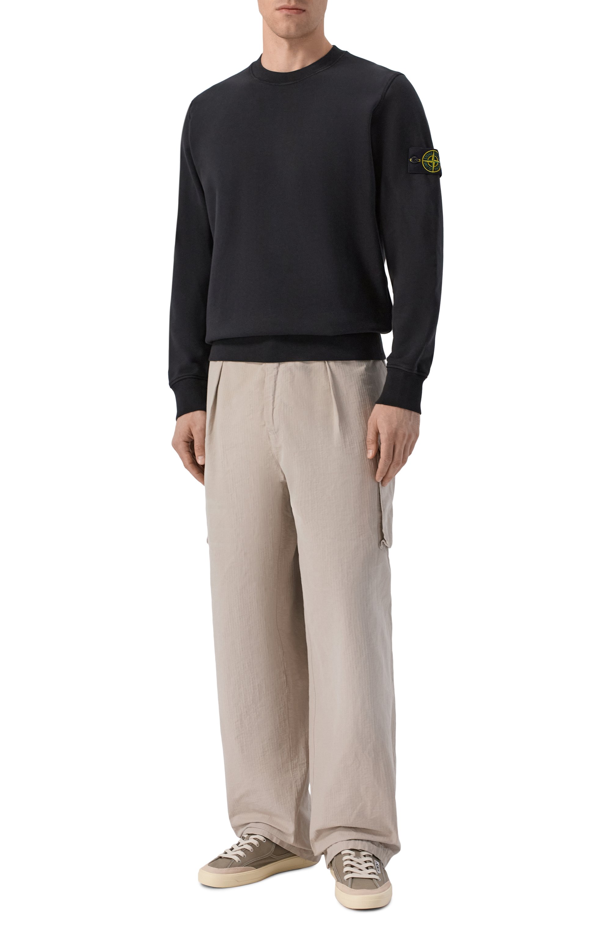 Хлопковый свитшот STONE ISLAND, арт. L1S156100060/S0051, фото 2