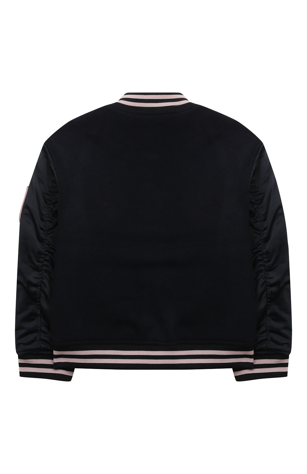 Шерстяной бомбер EMPORIO ARMANI темно-синего цвета по цене 43150 руб., арт. 6L4B61/1NDYZ, фото 2 Шерстяной бомбер EMPORIO ARMANI, арт. 6L4B61/1NDYZ, фото 2