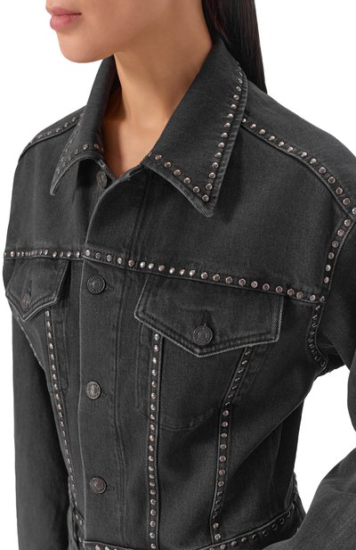 Джинсовый комбинезон 7 FOR ALL MANKIND черного цвета по цене 49950 руб., арт. 7U59TC31-1ZN, фото 4 Джинсовый комбинезон 7 FOR ALL MANKIND, арт. 7U59TC31-1ZN, фото 4