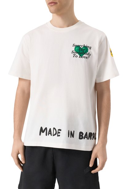 Хлопковая футболка BARROW, арт. S5BWMATH060, фото 3