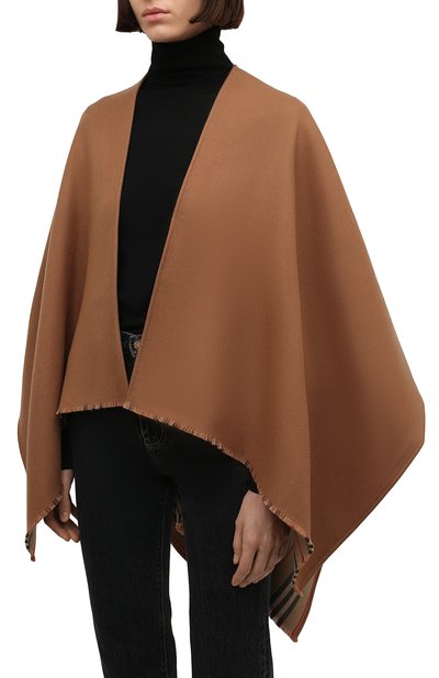 Шерстяная накидка charlotte BURBERRY, арт. 8015654, фото 3