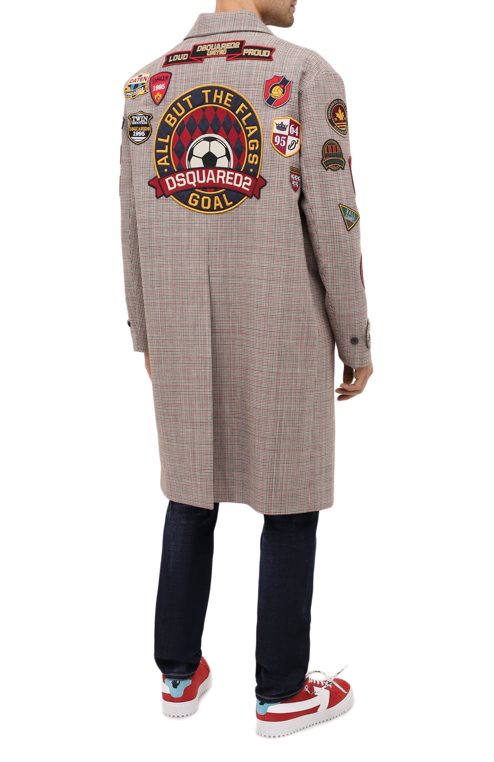 Хлопковое пальто DSQUARED2, арт. S74AA0219/S52993, фото 3