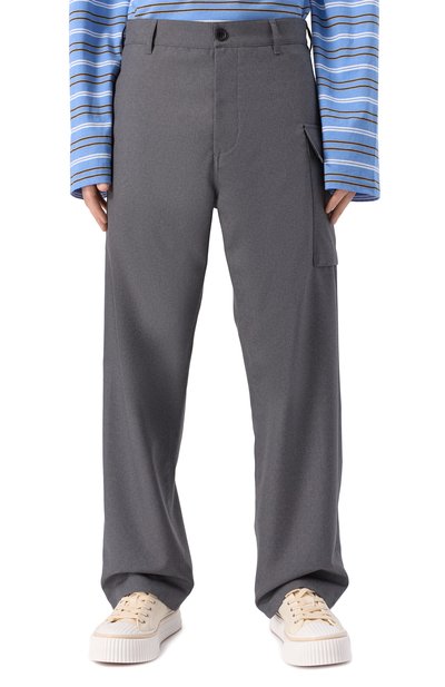 Шерстяные брюки MARNI, арт. PUMU0095SU/TW839, фото 3