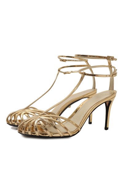 Женские кожаные босоножки anna 80 ALEVI MILANO, арт. L19W6002.0.0687G07