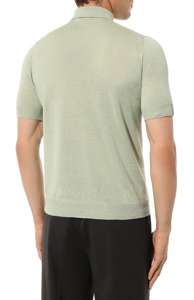 Поло из шелка и льна MVST, арт. PL1MC LS16R, фото 4