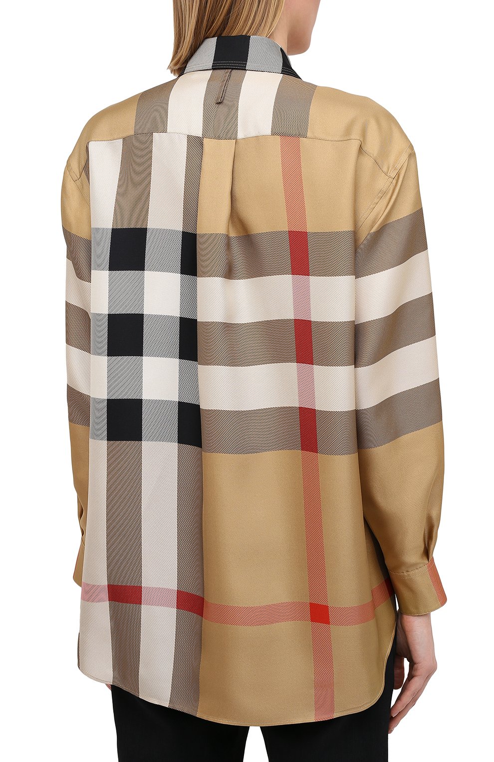 Шелковая рубашка BURBERRY, арт. 8034090, фото 4