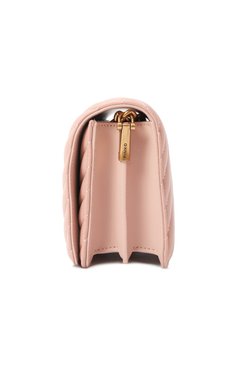 Женская сумка love mini PINKO розового цвета, арт. 100067/A0GK | Фото 4 (Драгоценные камни: Проставлено; Размер: mini; Материал сплава: Проставлено; Ремень/цепочка: На ремешке; Материал: Натуральная кожа)