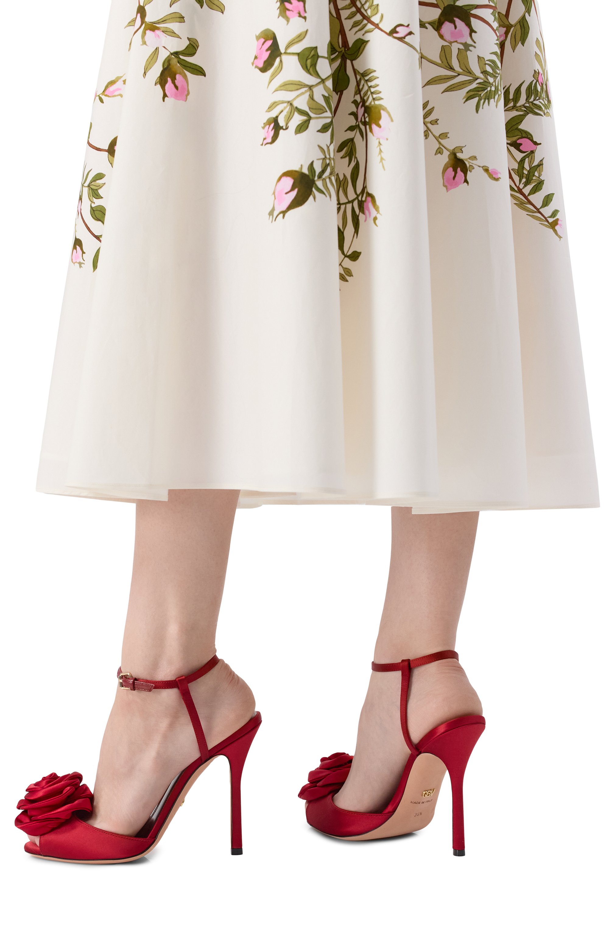 Текстильные босоножки GIAMBATTISTA VALLI, арт. 25FWKVLIS222/22SAT, фото 2