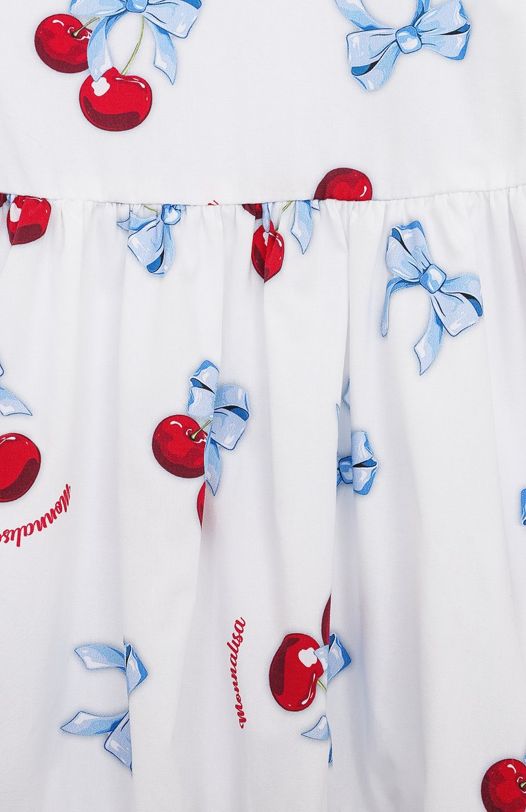 Хлопковое платье MONNALISA, арт. 31C909, фото 3